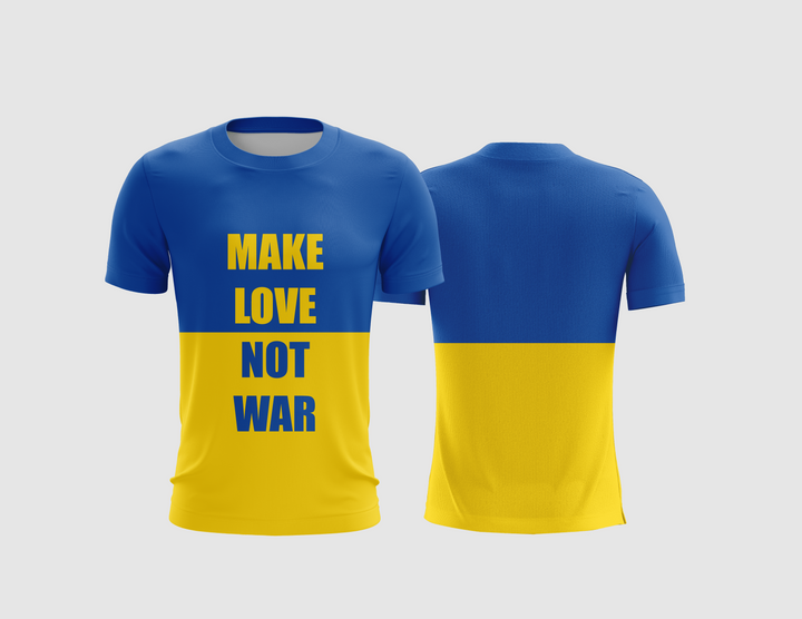 เสื้อลาย Make love not war